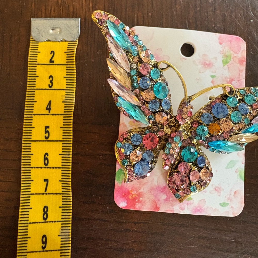 Colorful Butterfly Brooch - Picture 12 of 17
